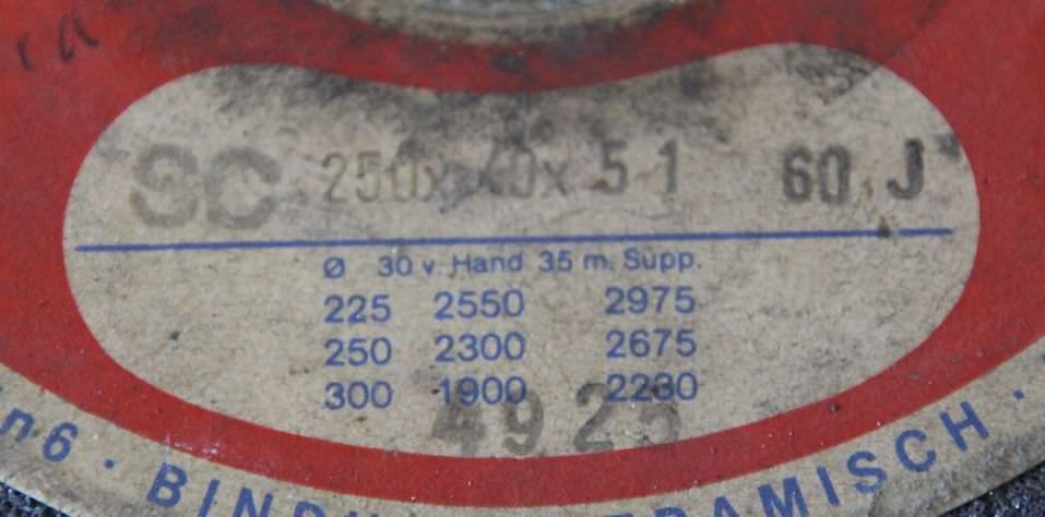 Schleifscheibe von Apex - Ø 200 – Bild 3