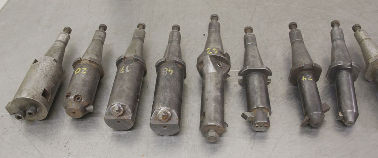 Ausdrehkopf SK40 13 Stück von unbekannt - Wellengrößen 22-63 mm – Bild 4