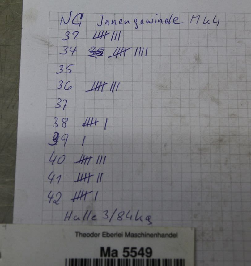 NC Spiralbohrer mit Anzugsgewinde 53 Stück von Dormer - Durchmesser 32-42 mm HSS – Bild 5