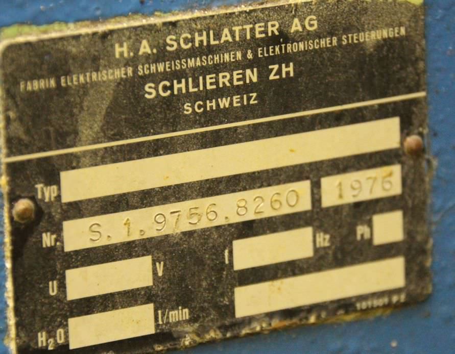 Punktschweißmaschine 40 kVA von Schlatter - 1MX121T25/P1 – Bild 10
