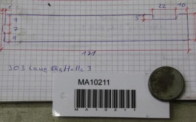 Alternative view of Abkantwerkzeug Gesenkwerkzeug 7x1 mm von unbekannt - Länge 303 mm