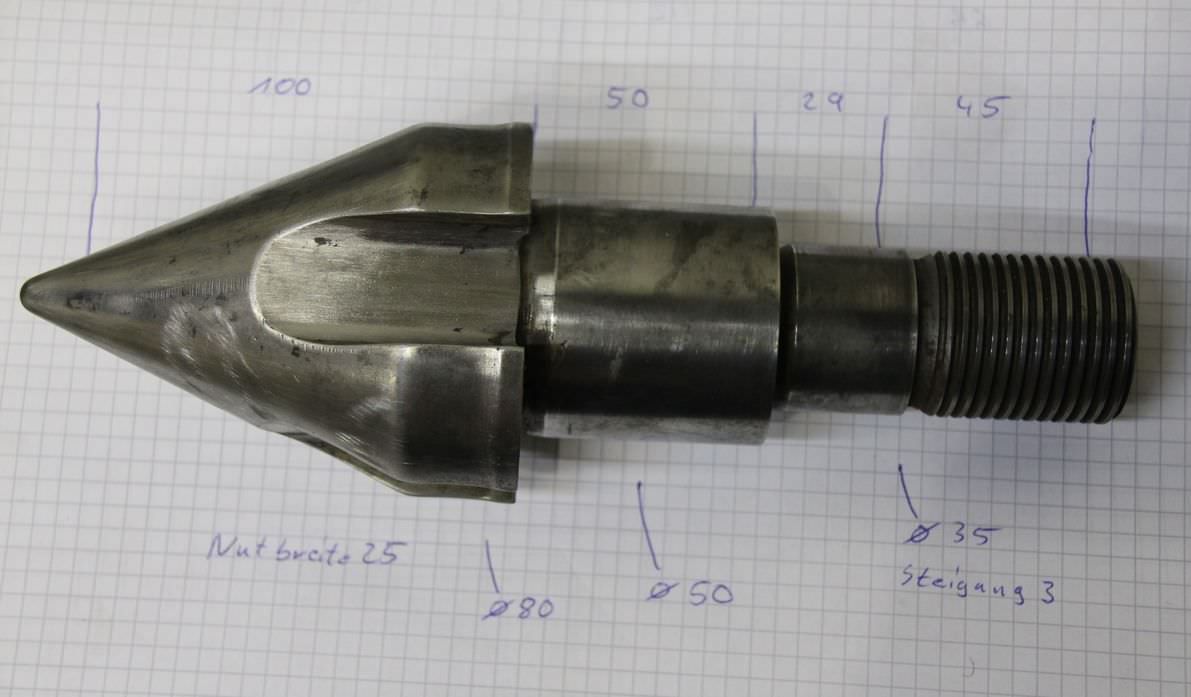 Förderschneckenspitzen 5 Stück von unbekannt - für Spritzgießmaschine – Bild 6