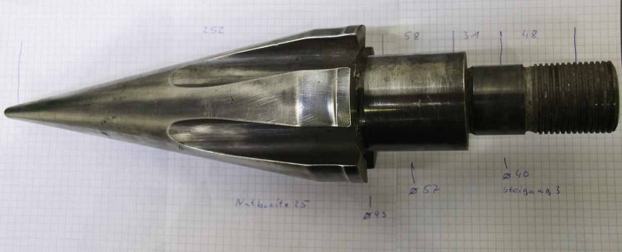 Förderschneckenspitzen 5 Stück von unbekannt - für Spritzgießmaschine – Bild 7