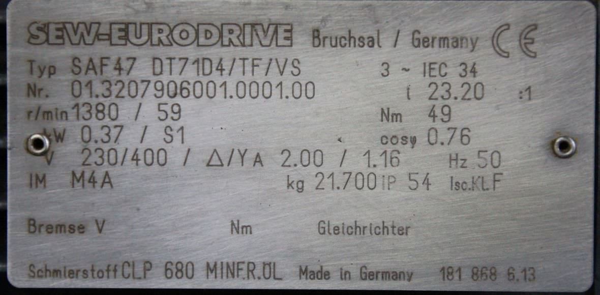 Förderband von Edelstahl - 325 x 2050 mm – Bild 7