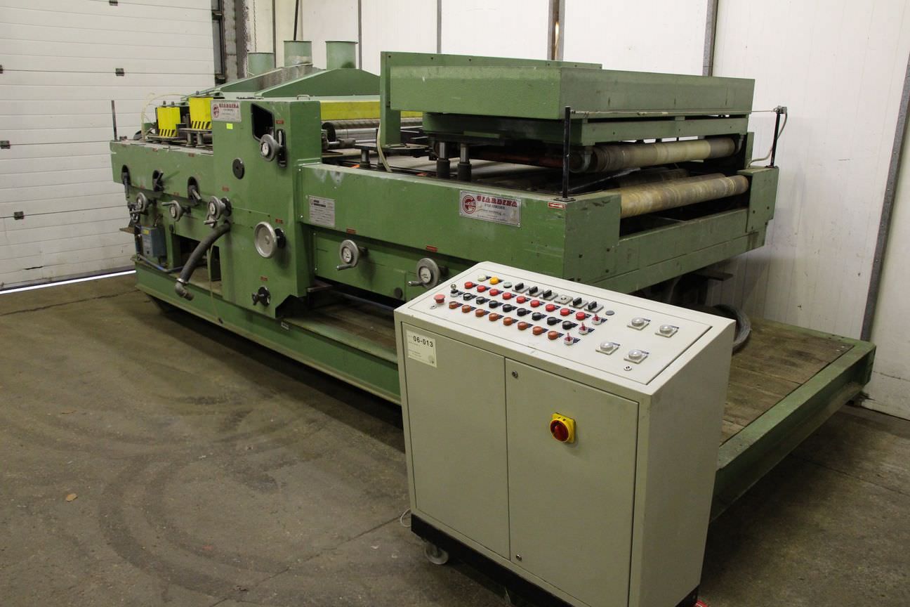 Lackwalzenmaschine von Giardina - Gießbreite 1260 mm
