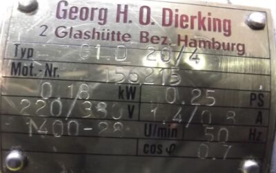 Getriebemotor 0,18 kW 28 U/min von Dierking - G1.D20/4 – Bild 4