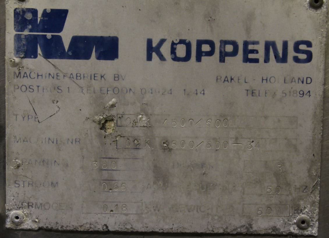 Förderband Edelstahl von Koppens - OVK 4500/600 – Bild 14