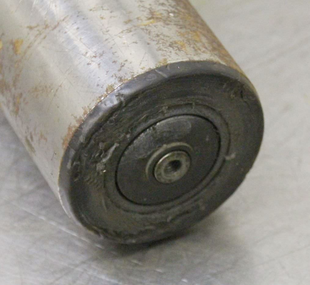 Förderbandrollen Transportrollen von Stahl - Ø 80 x 800 mm mit Kettenrad – Bild 3