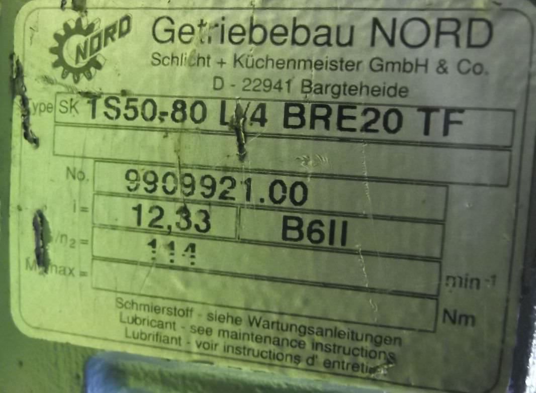 Getriebemotor 0,75 kW 114 U/min von Nord - SK80L/4 – Bild 4