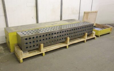 Aufspannwürfel von Guss - 450 x 450 x 3005 mm