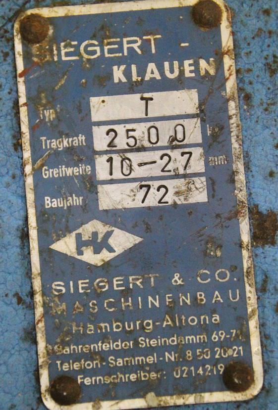 Blechklemme 10-27 mm von Siegert - 2500 kg – Bild 4