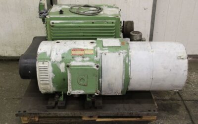 Alternative view of Gleichstrommotor 5,1/32/32 kW 160/1000/2500 U/min von Baumüller - GNV-225-M