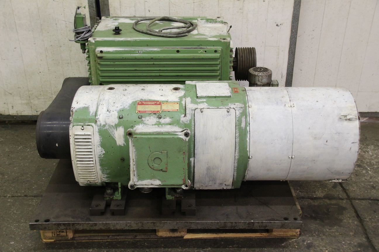 Gleichstrommotor 5,1/32/32 kW 160/1000/2500 U/min von Baumüller - GNV-225-M – Bild 2