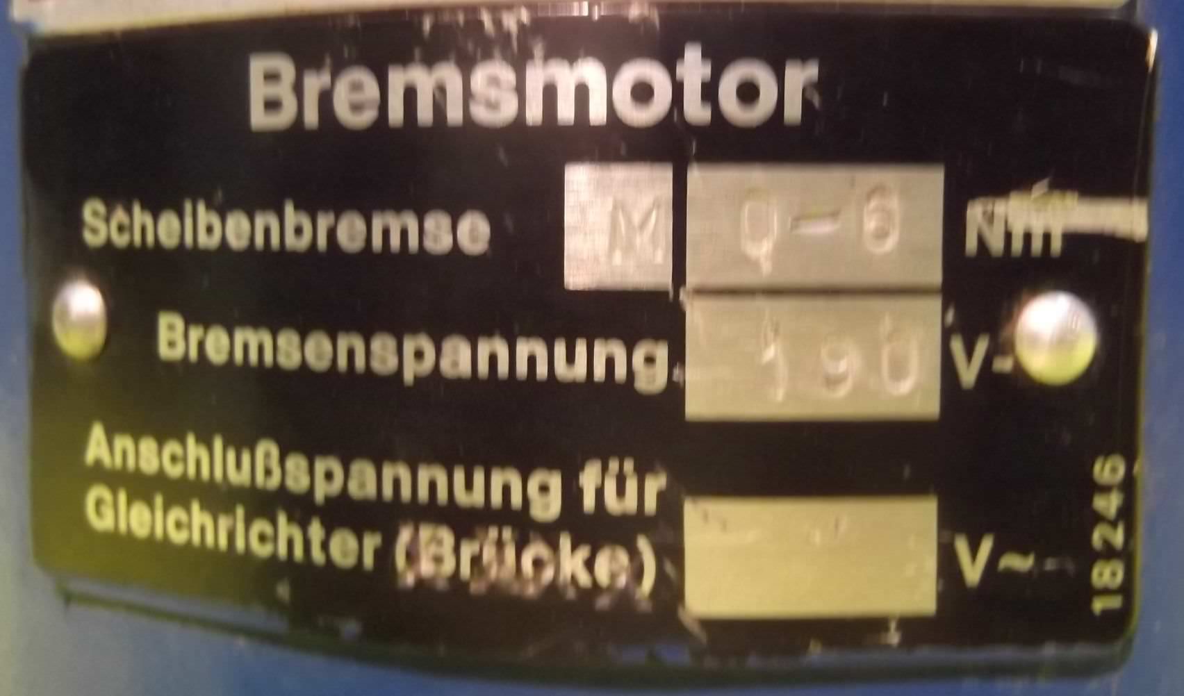 Elektromotor 0,45 kW 1300 U/min von Emod - HB 71L/4 WU – Bild 5