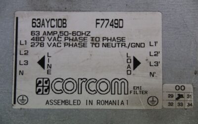 Spannungsversorgungsleitungsfilter 63 A von Corcom - 63AYC10B – Bild 6