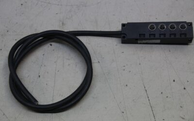 Alternative view of Sensor-Aktor Verteiler von Pulsotronic - SAI-4F-3P-M8L-5M-PUR