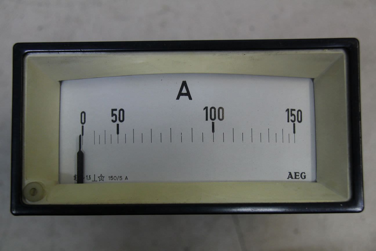 Einbaumessgerät Analog von AEG - Stromstärkemessgerät, Amperemeter 0-150A – Bild 5