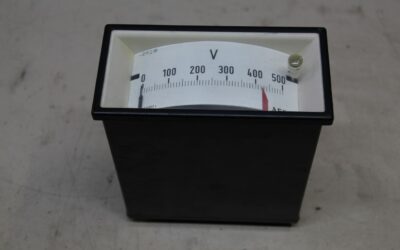 Alternative view of Einbaumessgerät Analog von AEG - Spannungsmessgerät, Voltmeter 0-500V