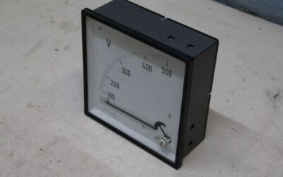 Einbaumessgerät Analog von MEW - Spannungsmessgerät, Voltmeter 100-500V