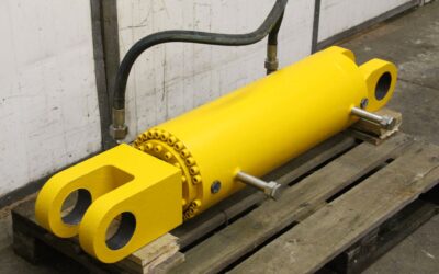 Hydraulikzylinder Hub 495 mm von Lingk & Sturzebecher - LS-DZ-DD-220/125-496-250-1"-GAB/GAS