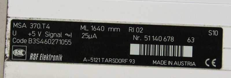 Digital-Maßstab 1640 mm von RSF Elektronik - MSA370.T4 – Bild 5