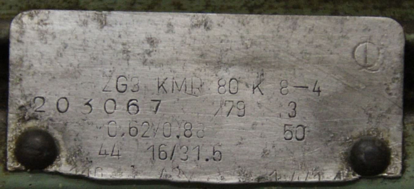 Getriebemotor 0,3/0,55 kW 16/31,5 U/min von VEM - ZG3KMR80K8-4 – Bild 8