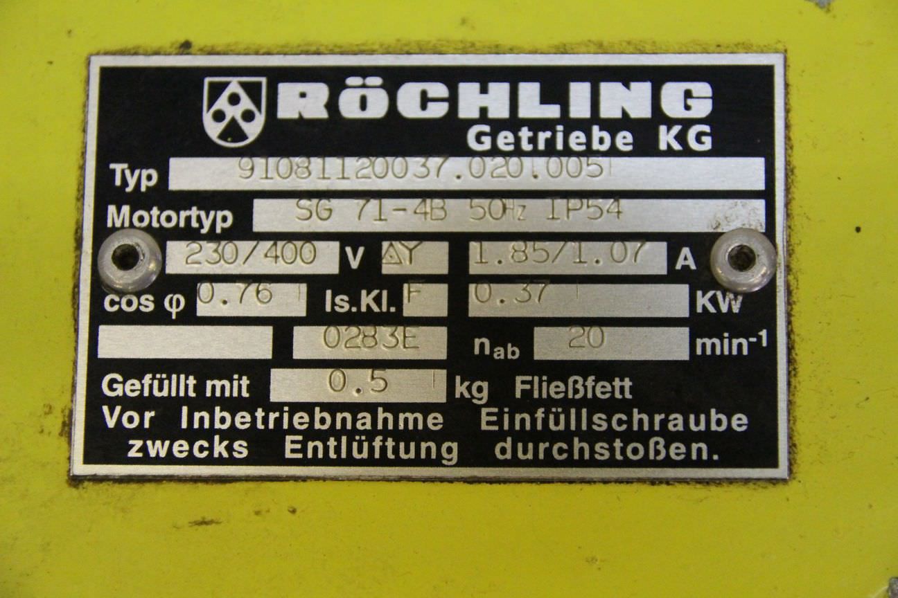Getriebemotor 0,37 kW 20 U/min von Röchling - SG71-4B – Bild 4