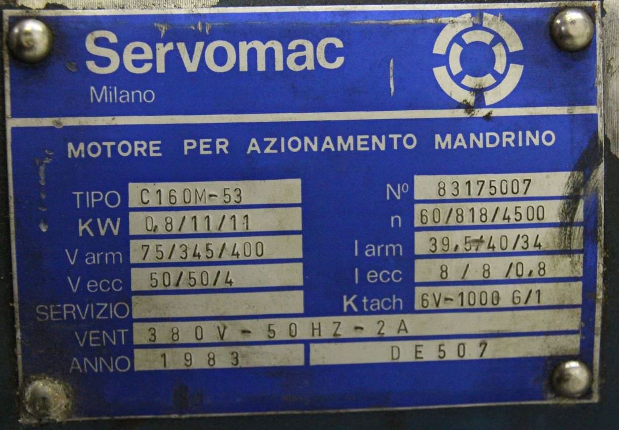 Servomotor 0,8/11/11 kW 60/818/4500 U/min von Servomac - C160M-53 – Bild 8