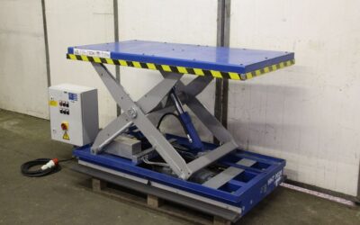 Scherenhubtisch 500 kg von HARO - mit elektrischer Fahreinheit