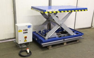 Alternative view of Scherenhubtisch 500 kg von HARO - mit elektrischer Fahreinheit