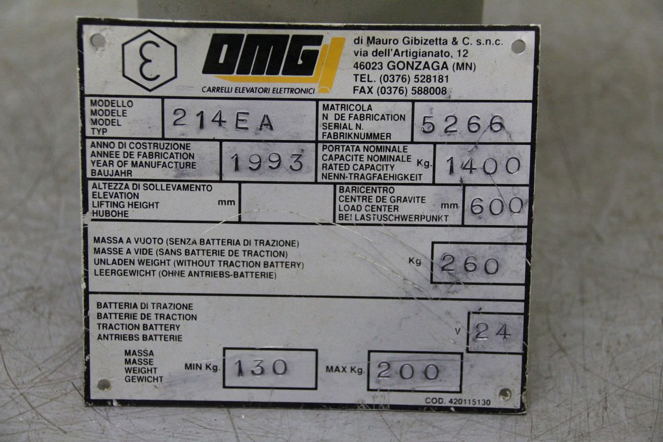 Hydraulikpumpe für Elektrostapler 24 V 2 kW von OMG Kostov - 214EA – Bild 5