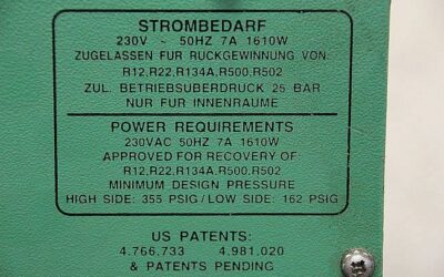 Kältemittel-Rückgewinnungssystem von Ozsaver - Therma-Flo – Bild 6