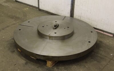 Aufspannplatte von Stahl - Durchmesser 1650 mm