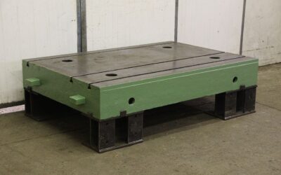 Alternative view of Aufspannplatte mit T Nut von unbekannt - 1970/1200/H520 mm