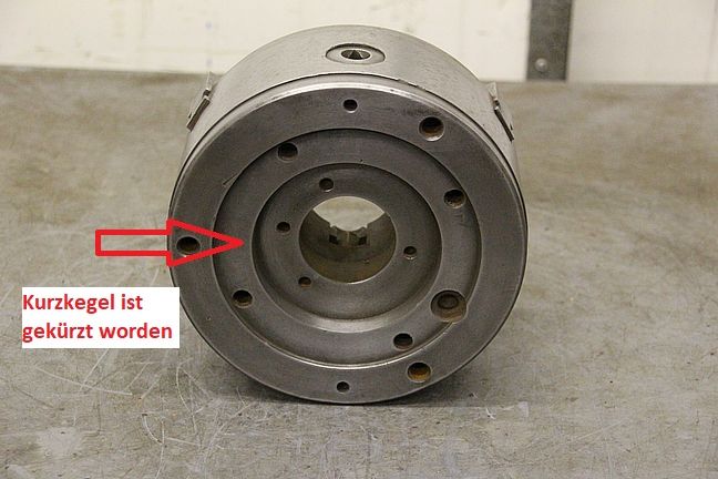 Dreibackenfutter von WMW Niles - Durchmesser 200 mm – Bild 4