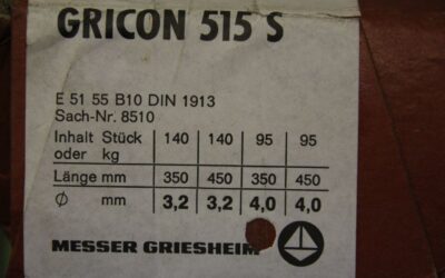 Stabelektroden Schweißelektroden 4,0 x 350 von Messer Griesheim - Gricon 515 S – Bild 5