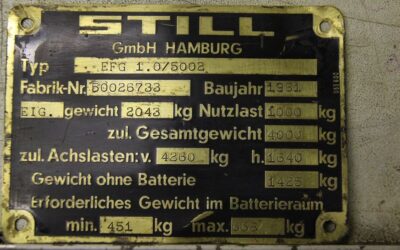 Antriebsachse von Still - EFG 1.0/5002 – Bild 12