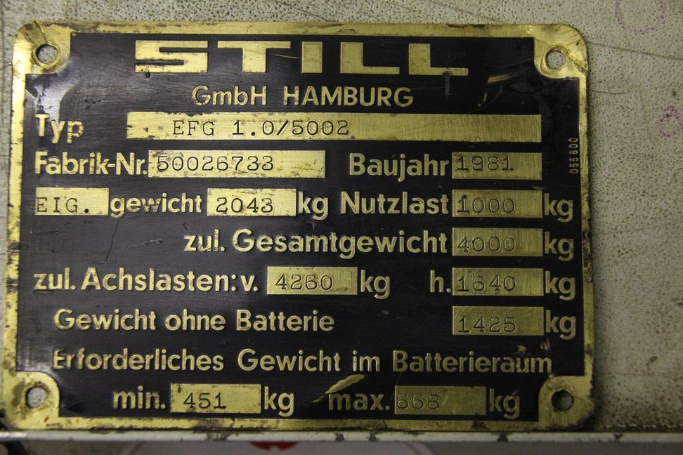 Antriebsachse von Still - EFG 1.0/5002 – Bild 12