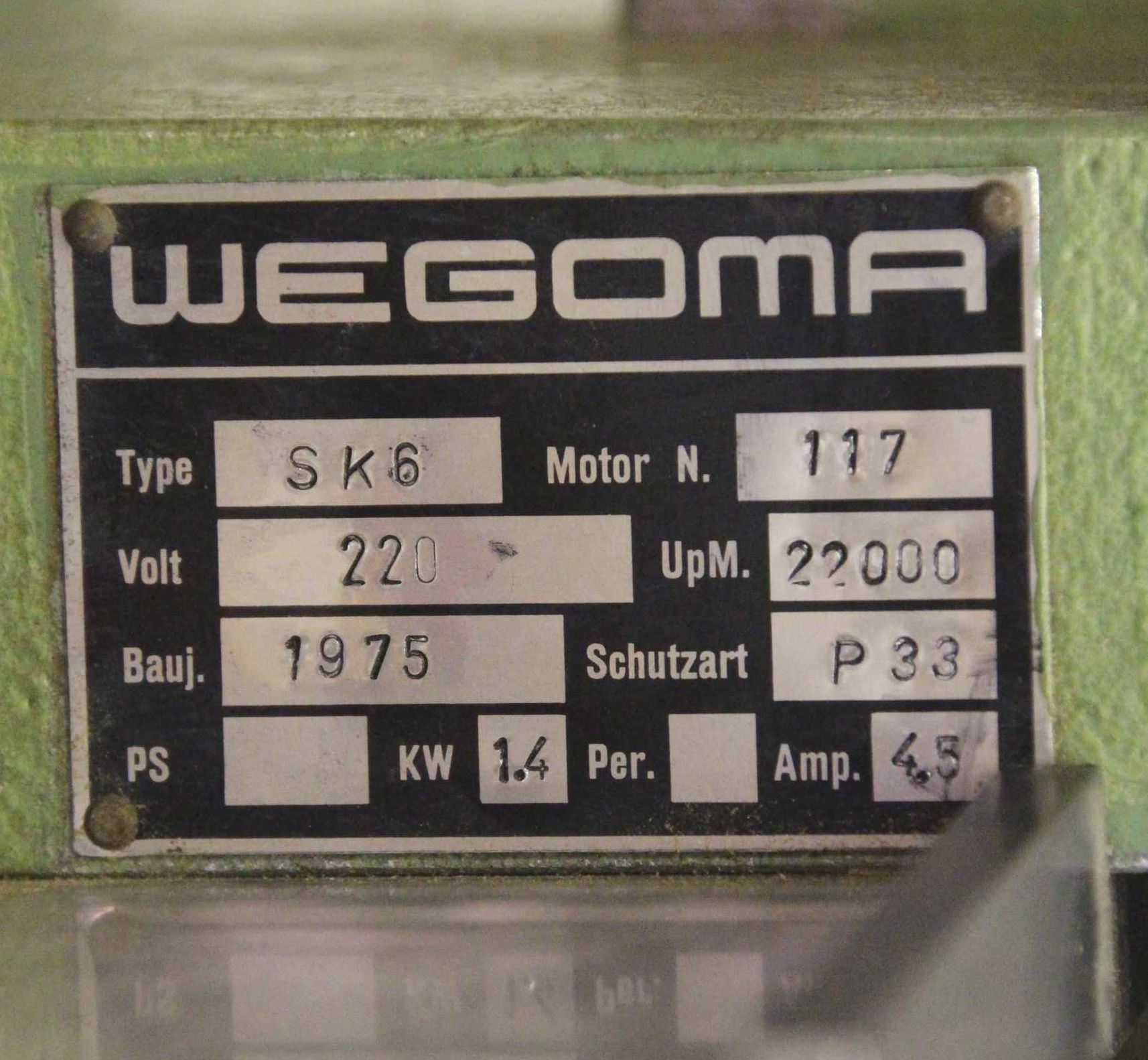 Einspindel Kopierfräsmaschine von Wegoma - Sk6 – Bild 10