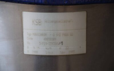 Hochdruckpumpe von KSB - Movichrom - G 9/2 PN16 G2 – Bild 4