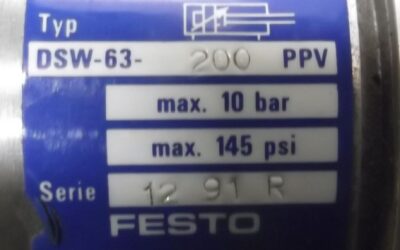 Pneumatikzylinder von Festo - DSW-63-200 PPV – Bild 4