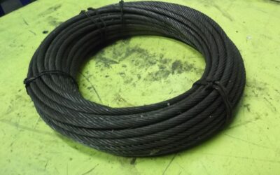 Kranseil Ø 9 mm 42,9 m von Stahl - Drallarm