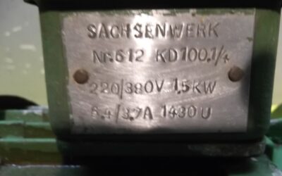 Elektromotor 1,5 kW 1430 U/min von VEM - KD100.1/4 – Bild 4