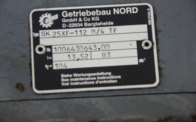 Getriebemotor 4 kW 104 U/min von Nord - SK 25XF-112 M/4 TF – Bild 4