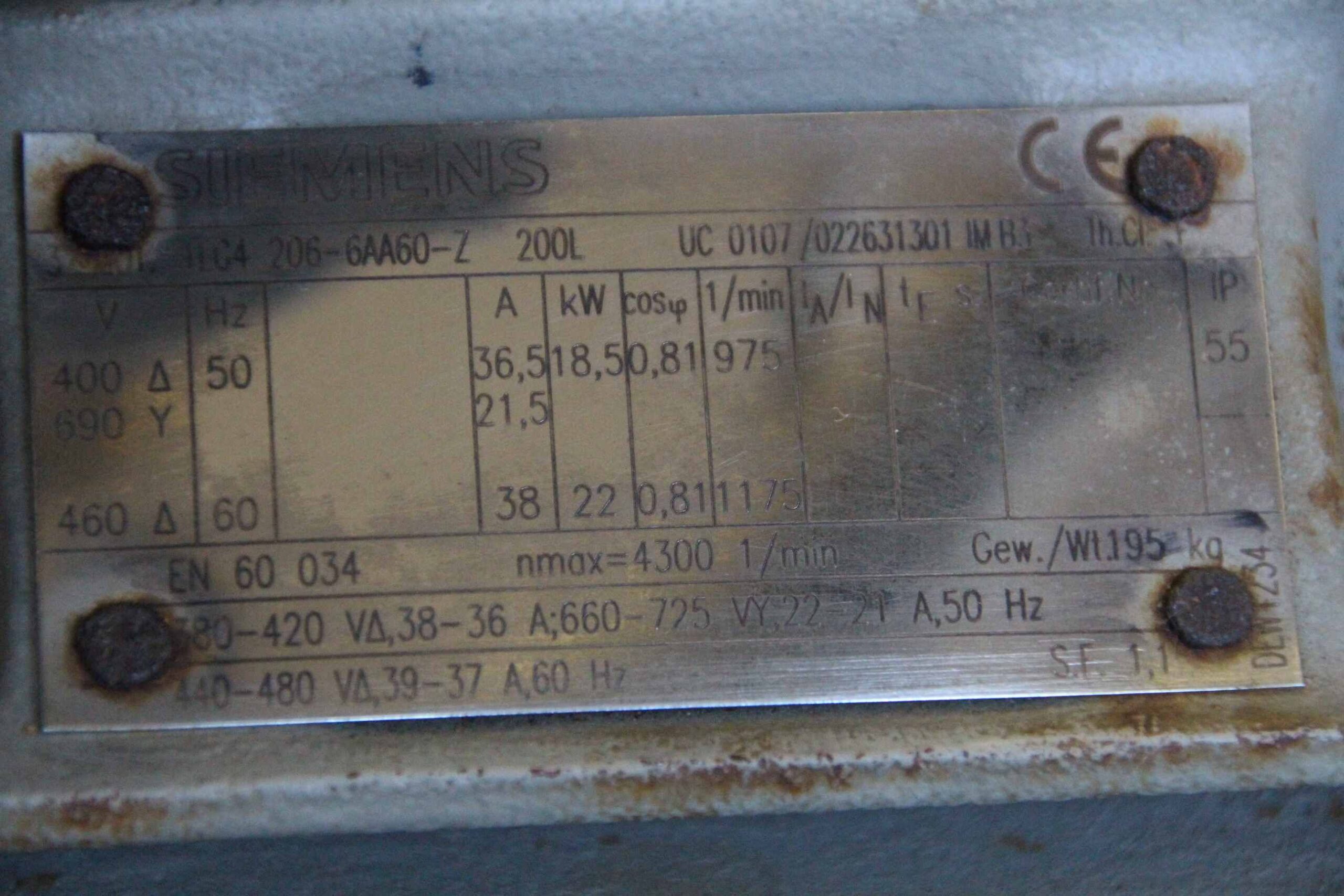 Staubabsauggebläse 18,5 kW von Babcock - Durchmesser Lüfter 960 mm – Bild 5