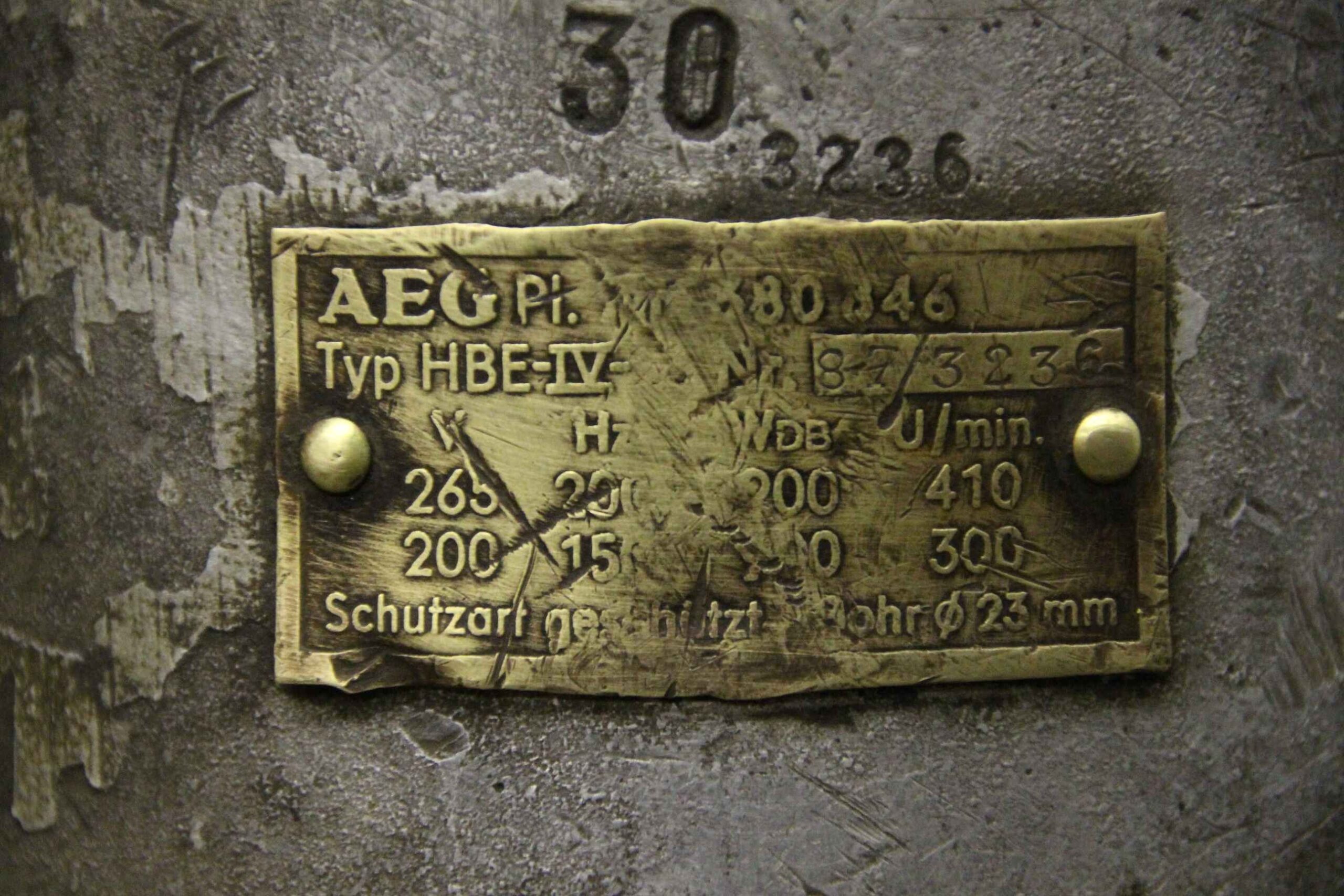 Magnetbohrmaschine 265 V/200 Hz von Magnetor AEG - P8 32 L HBE-IV – Bild 5