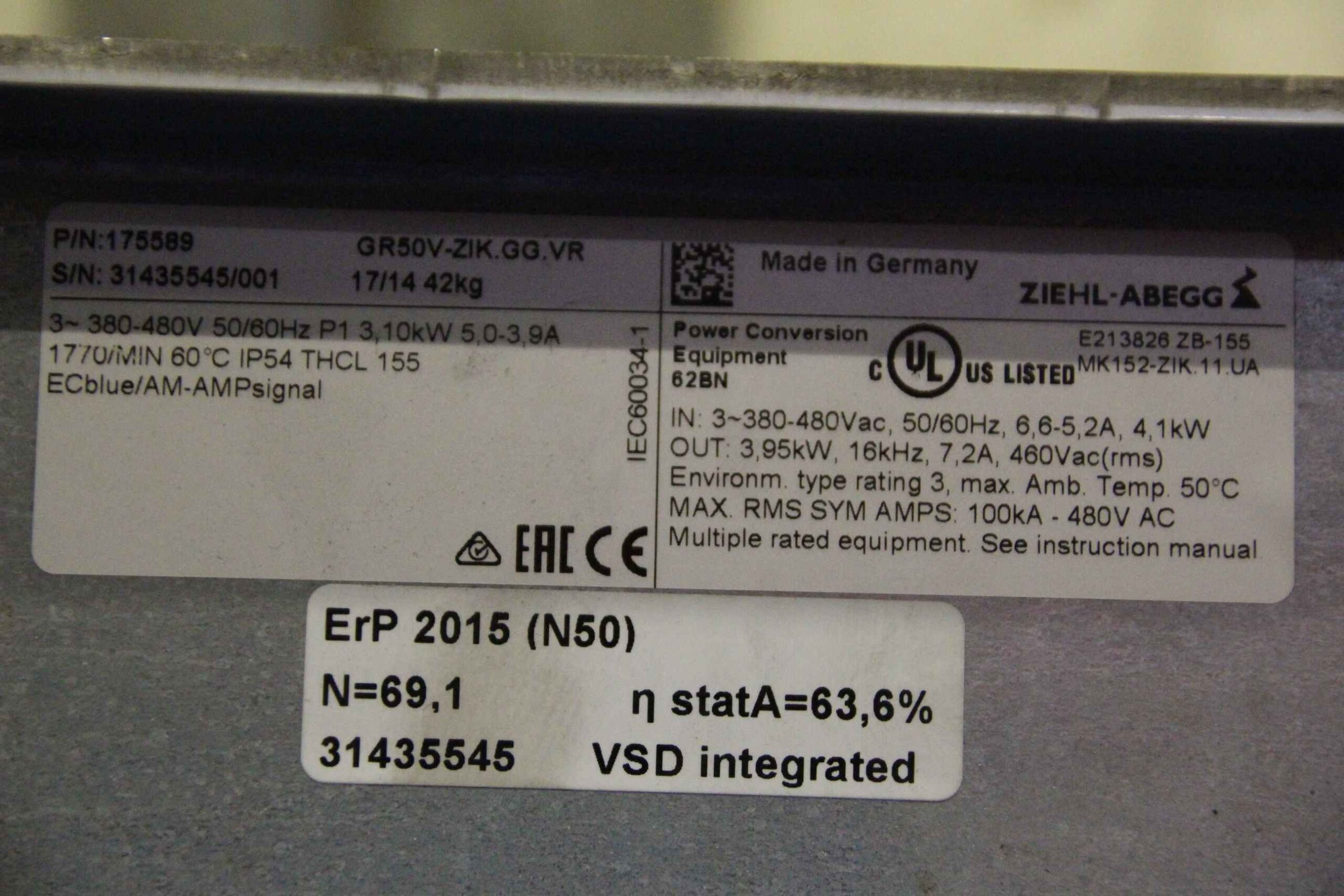 Axial Ventilator von Ziehl-Abegg - GR50V-ZIK.GG.VR – Bild 8
