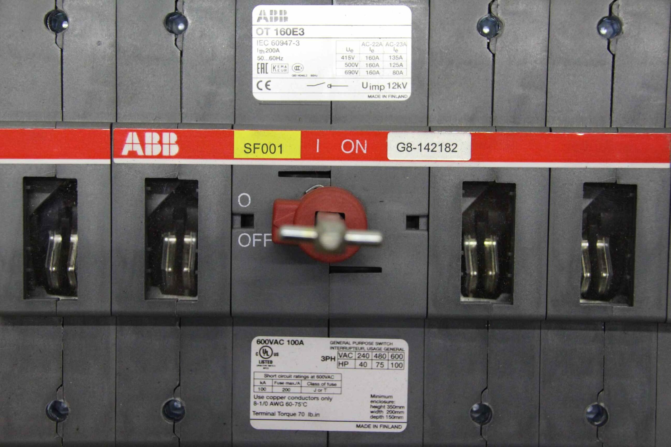 Lasttrennschalter von ABB - OT 160E3 – Bild 4