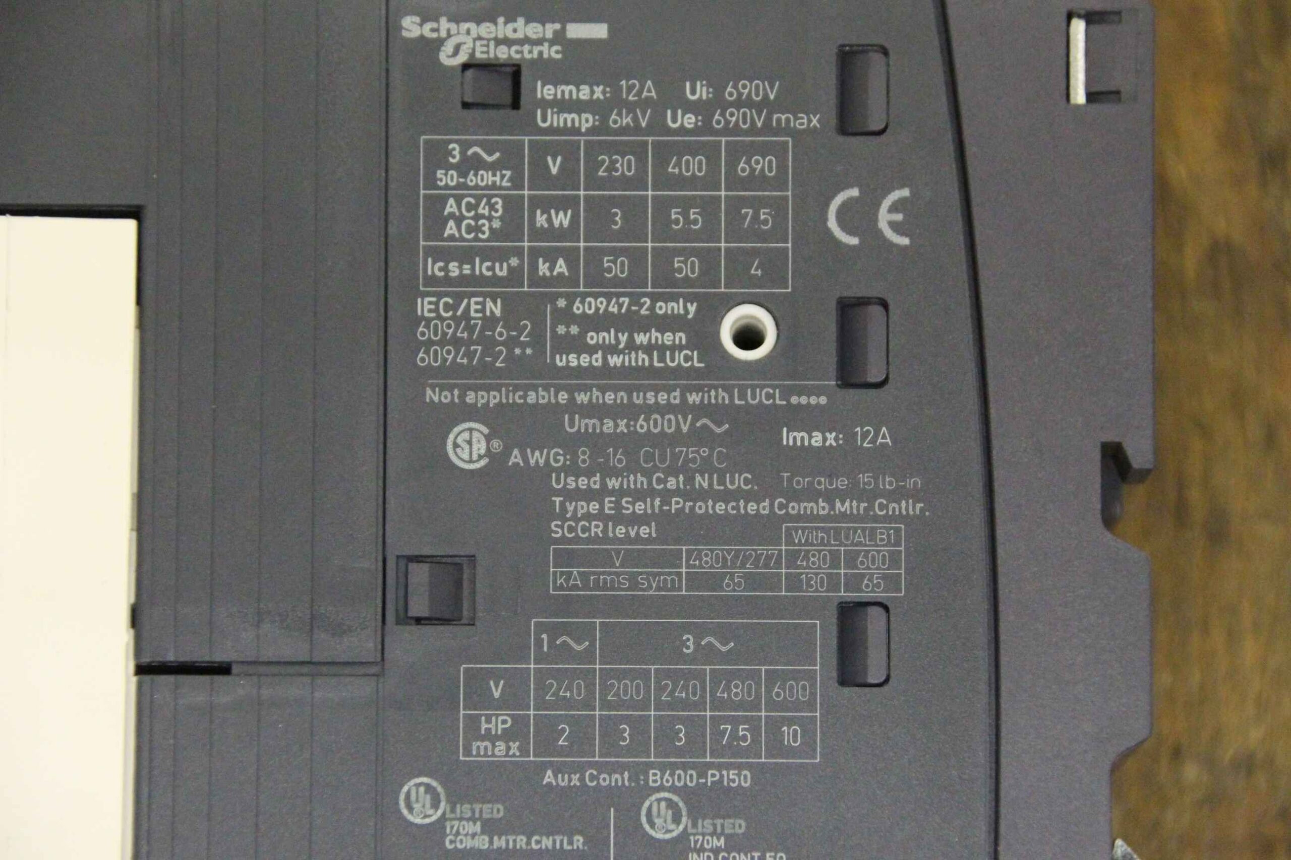 Steuerungsmodul von Schneider - LUCB05 BL LUB12 – Bild 6