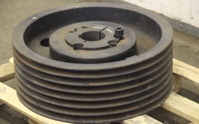 Keilriemenscheibe 7 rillig von Guss - SPC 510-7 (22 mm)